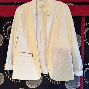 Chico's White Blazer Modern Minimalist Design